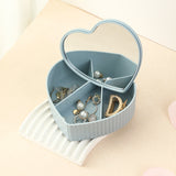 High-end luxury desktop large capacity compartment jewelry storage box with mirror - V.I.P Digital Presence