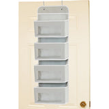 5 - Shelf Hanging Storage: Anti - Tilt, 5 large pockets. Good for bedroom, bathroom, living room (behind - door use). - V.I.P Digital Presence