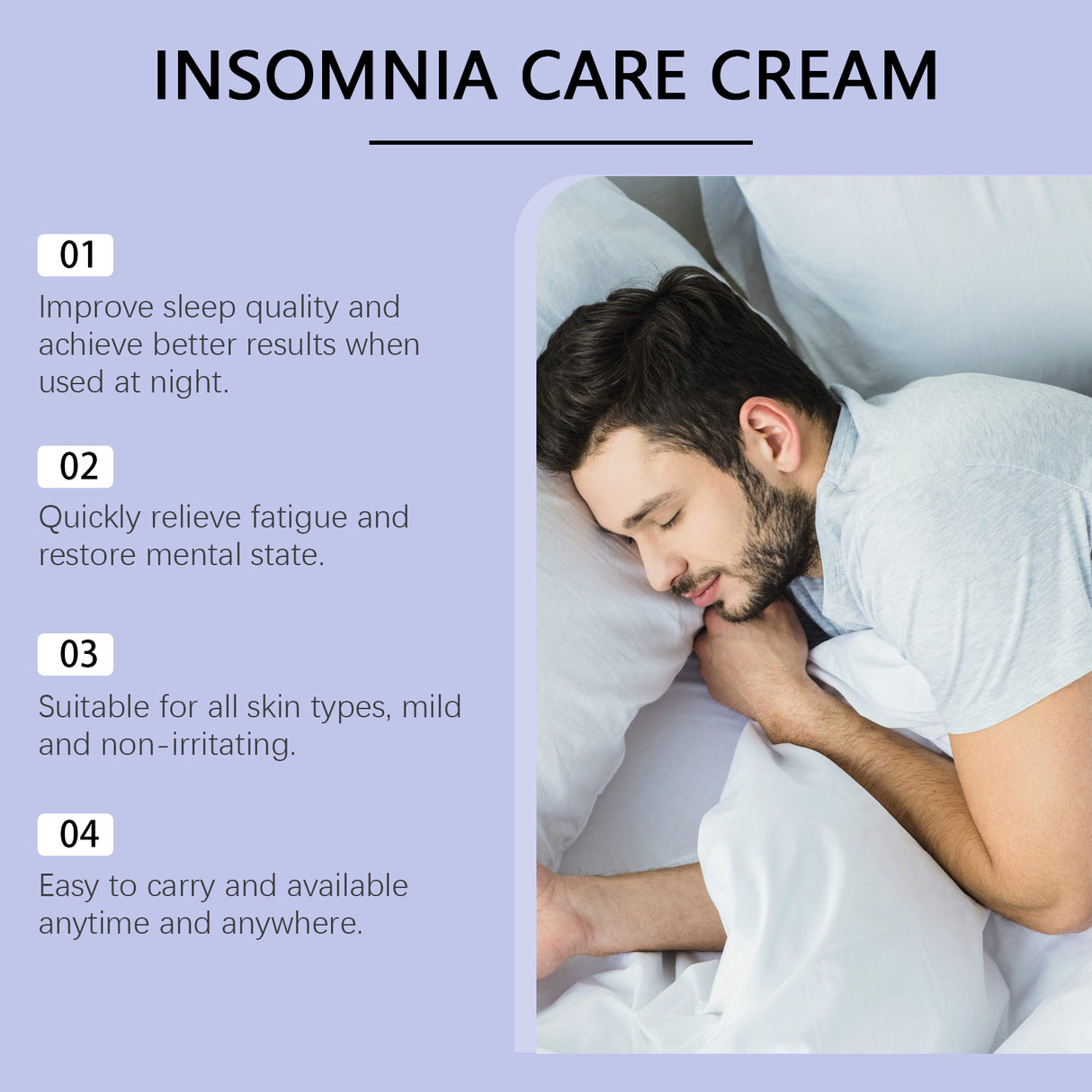 Sleep Cream Creates A Comfortable Space At Night, Pamper Sleep And Improve Mood Care Cream - V.I.P Digital Presence