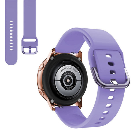 Suitable for Samsung Galaxy Watch Active2 Solid Color Silicone Strap 20/22mm Universal Strap - V.I.P Digital Presence