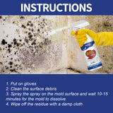 Mildew Removal Spray, Clean Mildew Stains On Bathroom Tile Walls And Ceiling Multi-Functional Mildew Stain Spray - V.I.P Digital Presence