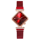 Women Square Watch Luxury Ladies Quartz Magnet Buckle Gradient Color Watches Relogio Feminino For Gift Clock - V.I.P Digital Presence