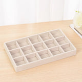 Plush jewelry storage box jewelry box rings earrings bracelets necklaces storage display shelf - V.I.P Digital Presence
