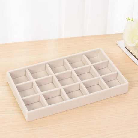 Plush jewelry storage box jewelry box rings earrings bracelets necklaces storage display shelf - V.I.P Digital Presence