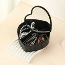 High-end luxury desktop large capacity compartment jewelry storage box with mirror - V.I.P Digital Presence