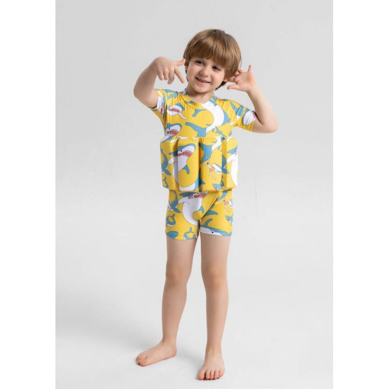 Children's buoyancy swimsuit, cute one-piece swimsuit for infants and young children, floating vest for baby girls - V.I.P Digital Presence