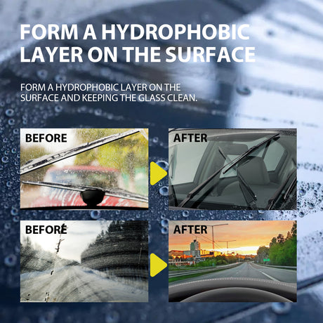 Oil Film Cleaning Emulsion, Car Windshield Window Stain Cleaning Anti-Rain And Fog Cleaning Agent - V.I.P Digital Presence