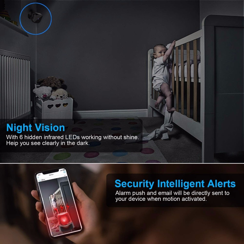 HD 1080P wifi mini camera Infrared Night Version Micro Camera DVR Remote Control Motion Sensor Cam Video recorder Secret Cam - V.I.P Digital Presence