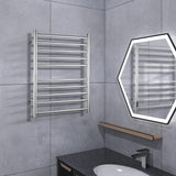 Electric Heated Towel Rack for Bathroom Wall Mounted Towel Warmer 10 Stainless Steel Bars Drying Rack - V.I.P Digital Presence