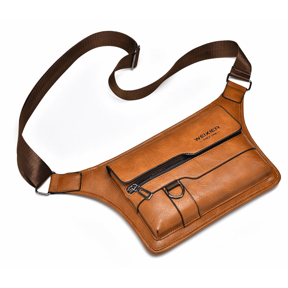Men's large capacity waterproof chest bag large capacity crossbody bag shoulder bag ﻿ - V.I.P Digital Presence