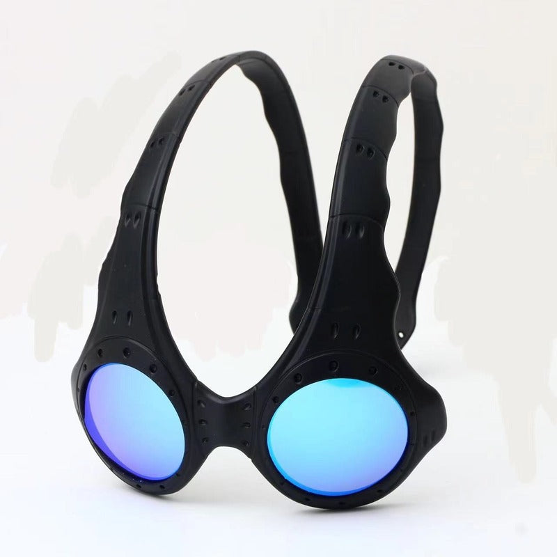 Unisex Over - The - Top Sunglasses. Ideal for outdoor cycling and sports. Fashionable retro - style metal - framed glasses. - V.I.P Digital Presence