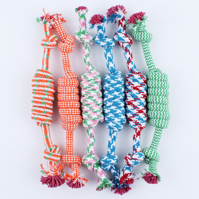 Product Description: Dog Chewing Durable Cotton Rope Toys for Small, Medium, and Large Dogs - Knot Toy for Pet Chewing Accessories - V.I.P Digital Presence