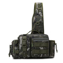 Men's Fishing Backpack: Equipped with bait box, equipment storage bag, pole holder, sling & shoulder bag design. - V.I.P Digital Presence
