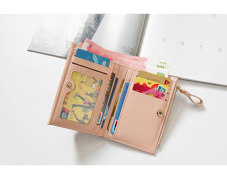 Women's Short Wallet Women's Wallet New Korean Version Small Wallet with Multiple Card Positions - V.I.P Digital Presence