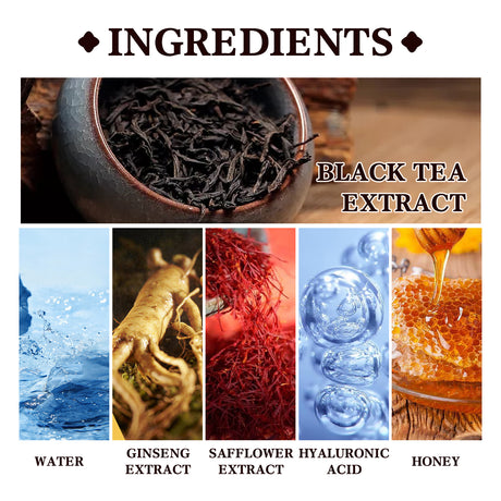 Black Tea Extract Cleansing Mask, Clean And Delicate Pore Brightening Skin Rejuvenating Daub Type Facial Mask - V.I.P Digital Presence