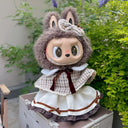 Clothing with 58cm LABUBU Design ZIMOMO Doll Clothes Rubber LABUBU Plush Toy Clothing Cute