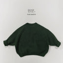 New Children Vintage Knitted Sweater Baby Girl Solid Casual Knitwear Boys Loose Versatile Pullover Kids Thicken Warm Tops - V.I.P Digital Presence