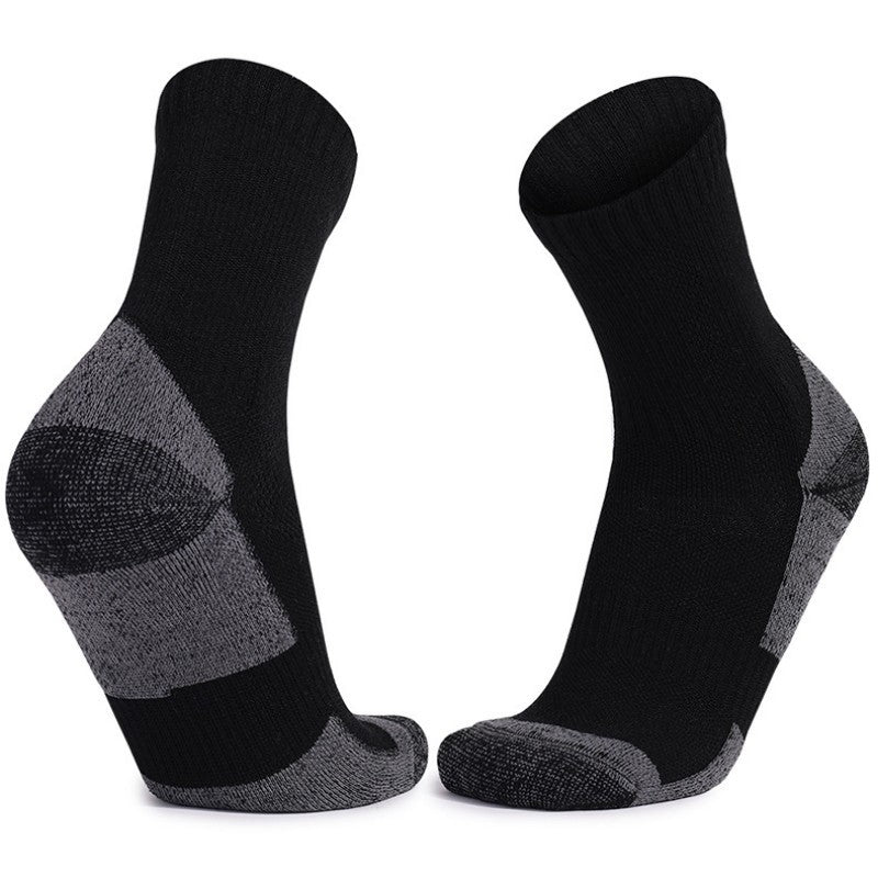 Merino Wool Socks Long Tube Professional Ski Socks Thickened Warm Full Wool Hoop Anti slip Pressure Sports Socks Breathable - V.I.P Digital Presence