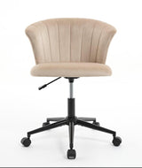 Home Office Chair, Velvet Fabric Swivel Flower Shape Computer Desk Chair for Home Office or Bedroom - V.I.P Digital Presence