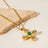 Gold-Plated Stainless Steel Cross Shape Pendant Necklace - V.I.P Digital Presence