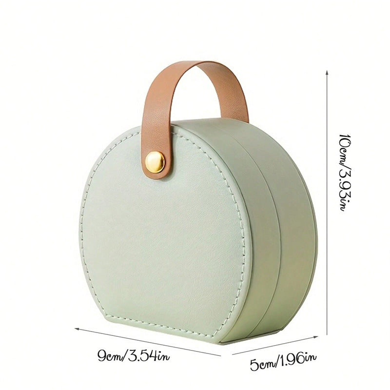 Customized pattern PU jewelry box for high-end travel rings necklaces and accessories - V.I.P Digital Presence