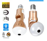200W  Camera Bulb Lamp light Wireless 2MP HD 360 Degrees Panoramic Light Home Cctv Security Video Surveillance Wifi  Camera - V.I.P Digital Presence