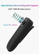 A18 Law Enforcement Recorder Outdoor Sports Conference Field Recorder Portable Back Clip Camera HD Camera - V.I.P Digital Presence