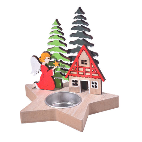 Christmas Decoration New Product Christmas Wooden Candle Stand Desktop Decoration Christmas Daily Necessities - V.I.P Digital Presence