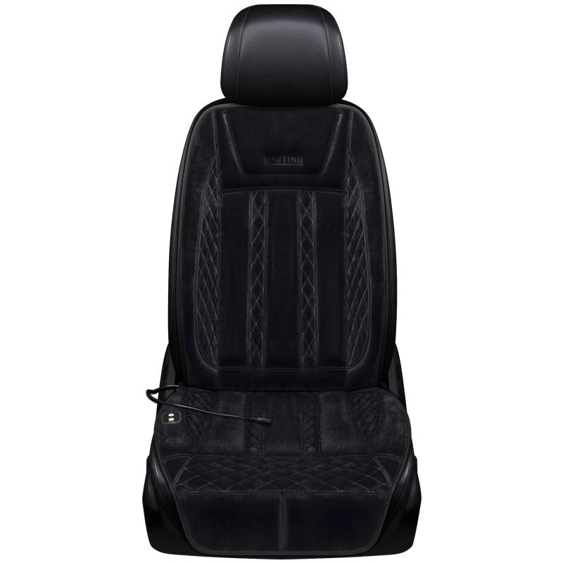 Car heated seat cushion winter single seat car electric heating modified plush seat cushion 12V24V warm - V.I.P Digital Presence