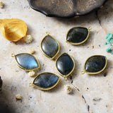 Copper Stone Teardrop Earrings - V.I.P Digital Presence