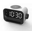 Alarm clock wireless charging Bluetooth speaker clock wireless charging voice controlled light - V.I.P Digital Presence