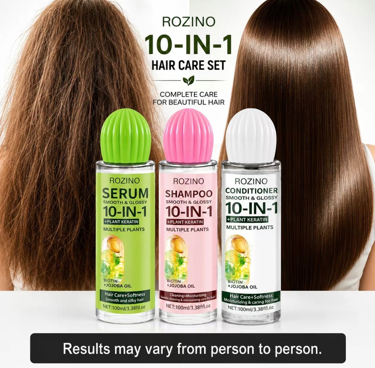 LuxeLocks Hair Care Trio Set