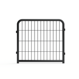 Outdoor dog fence, 8-piece board dog fence. 31 inch portable pet sports fence. Black, 26.3 inches wide x 31.5 inches high. - V.I.P Digital Presence