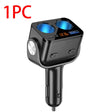 Car Cigarette Lighter Socket Splitter Charger Dual USB QC 3.0 Quick Charge 12V Auto Cigarette Lighter Sockets Power Adapter Plug - V.I.P Digital Presence