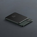 Magnetic charging treasure wireless fast charging industrial style portable metal power bank ultra thin mini - V.I.P Digital Presence