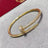Precision Thick Plating Head and Tail Diamond Fashion Three-Circle Full Diamond Couple Bracelet - V.I.P Digital Presence