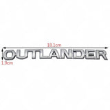 Suitable for Mitsubishi Outlander car labeling, OUTLANDER integrated English label, tail label, and back label - V.I.P Digital Presence