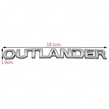 Suitable for Mitsubishi Outlander car labeling, OUTLANDER integrated English label, tail label, and back label - V.I.P Digital Presence