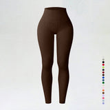 Threaded autumn and winter yoga pants seamless fitness pants high waisted sports yoga clothes leggings - V.I.P Digital Presence