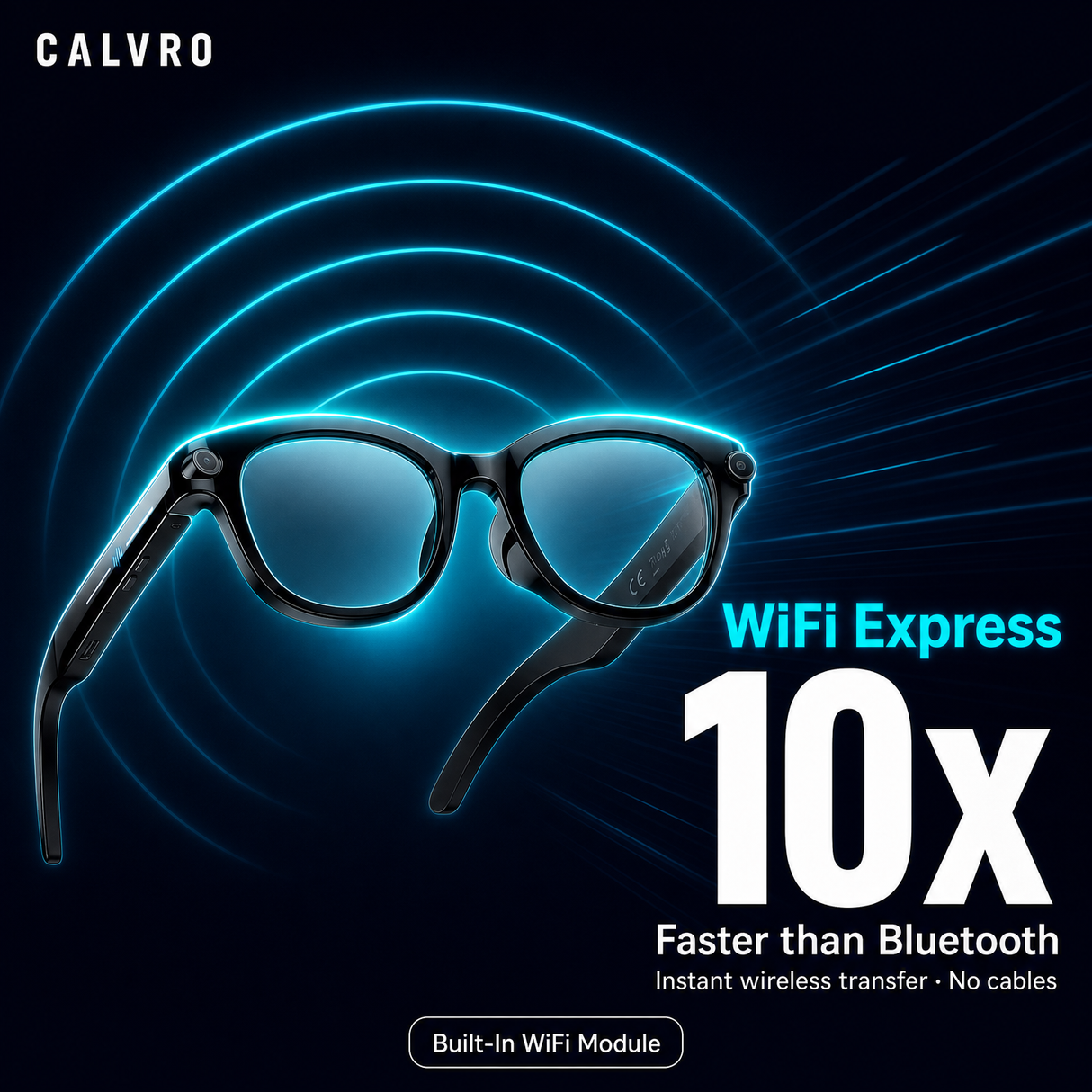 Smart AI Camera Glasses