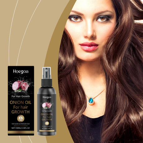 Onion Oil Hair Care Essential Oil Spray Gently Hydrates Hair Follicles Brightening Care Moisturizes And Softens Hair - V.I.P Digital Presence