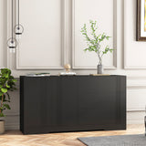 Modern kitchen buffet lockers with storage space, drawers and doors, and a large coffee bar with adjustable kitchen shelves - V.I.P Digital Presence