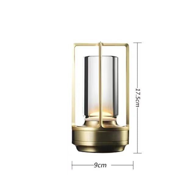 Gold black silver cross shaped desk lamp button touch US charging decorative desk lamp - V.I.P Digital Presence