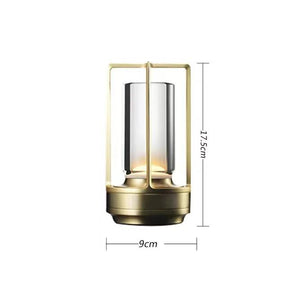 Gold black silver cross shaped desk lamp button touch US charging decorative desk lamp - V.I.P Digital Presence