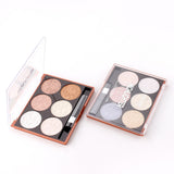 Romantic Beauty 6-Color Highlighter Repair Pearl Not Easy To Take Off Makeup Makeup Finishing Highlighter - V.I.P Digital Presence