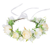 Hawaiian Wreath Wreath Simulation Flower Headwear Forest Fairy Girl Style Scenic Area Photo Headflower - V.I.P Digital Presence
