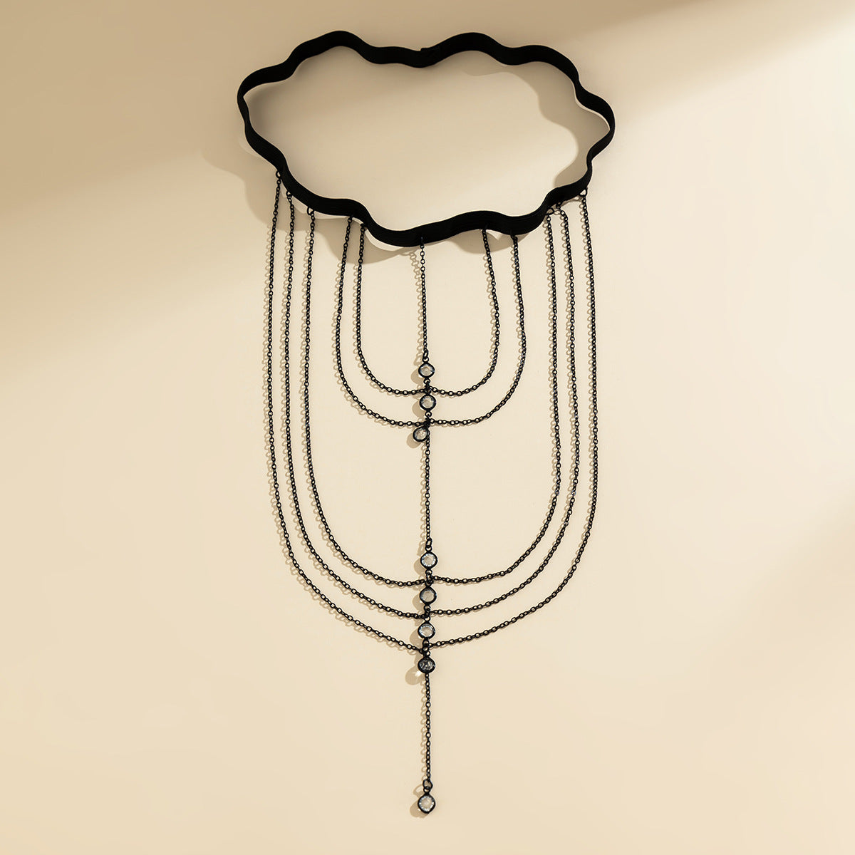 Pure desire butterfly tassel leg chain female sweet cool multi-layer chain star shaped leg ring sexy thigh chain - V.I.P Digital Presence