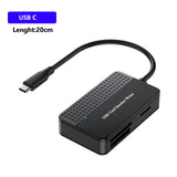 USB 3.0 Four in One USB 3.1 CF SD TF MS Memory Card/DSLR Camera Card Reader Type-c - V.I.P Digital Presence