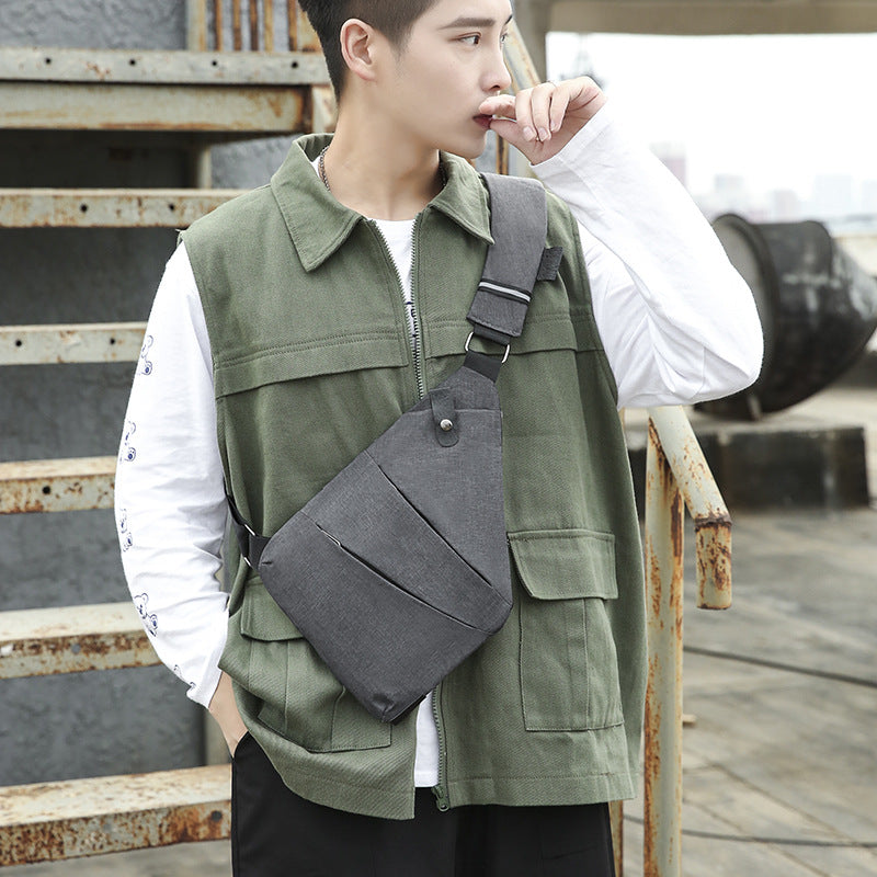 Multi functional sports waist bag single shoulder anti-theft bag lightweight and close fitting chest bag - V.I.P Digital Presence