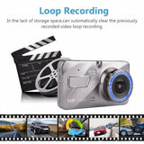 Dash Cam New Dual Lens Car DVR Camera Full HD 1080P 4 IPS Front - V.I.P Digital Presence